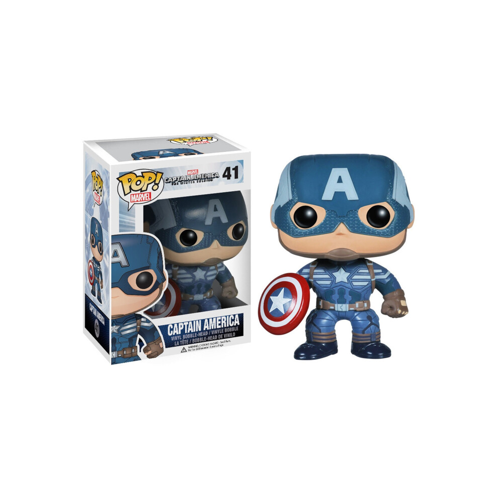 Funko POP Heroes: Captain America Movie 2 - Captain America Action Fig