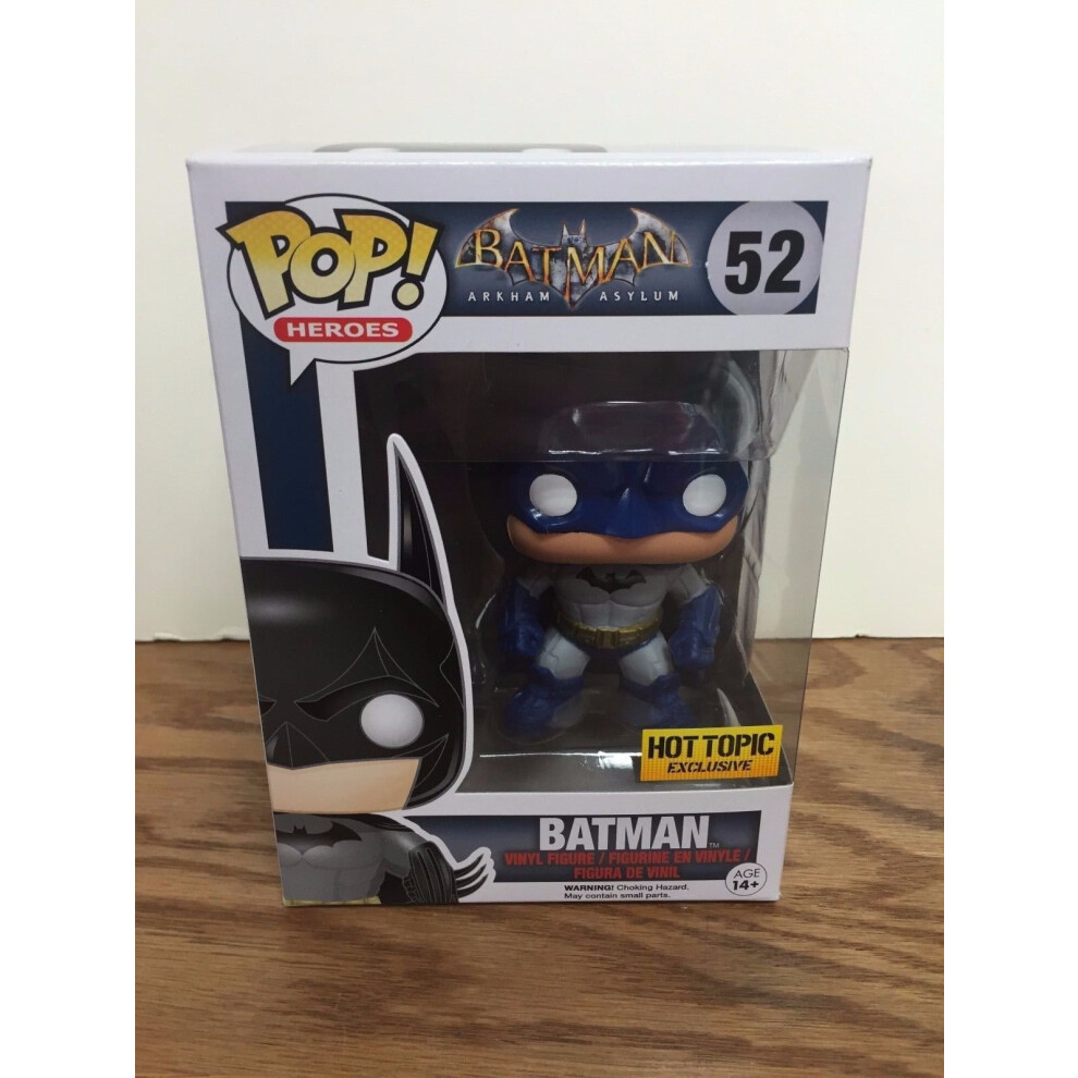 Funko POP! Arkham Asylum Blue Batman Hot Topic Exclusive