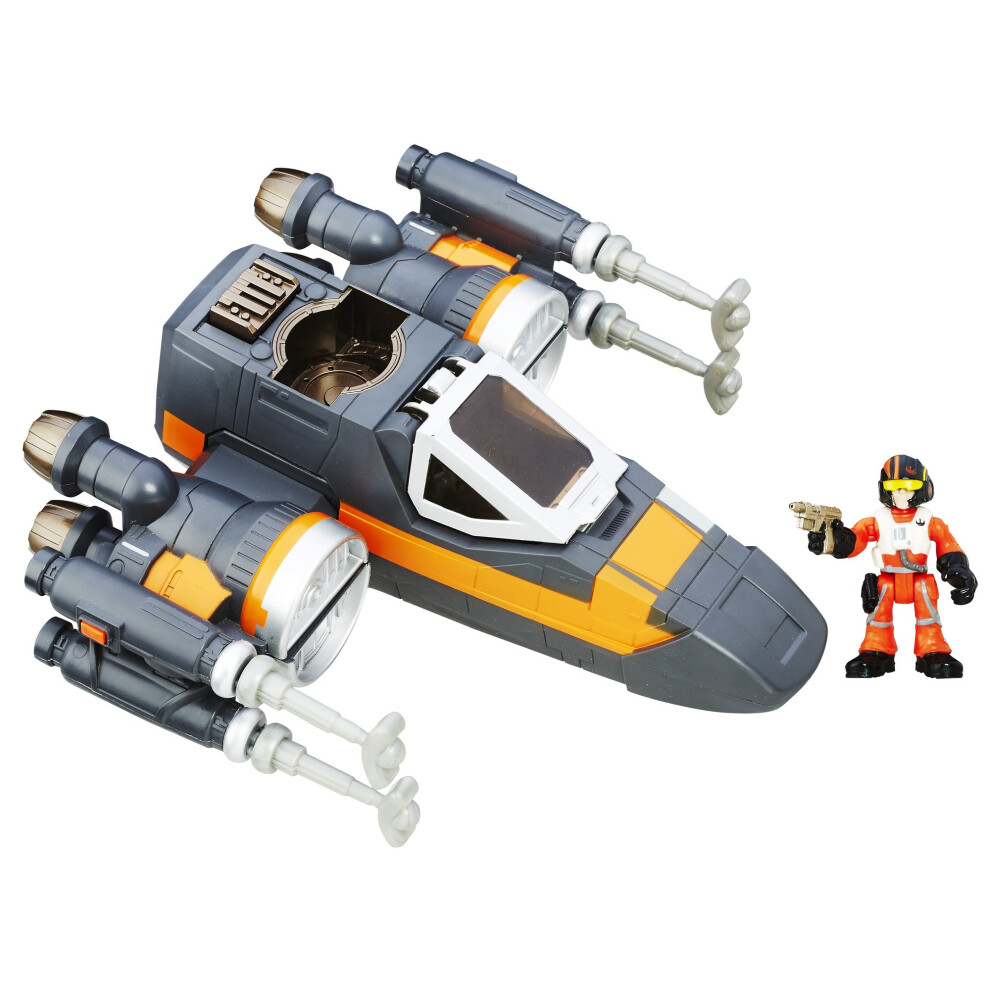 STAR WARS Galactic Heroes Hero Black Starfighter with 2nd Hero Battler