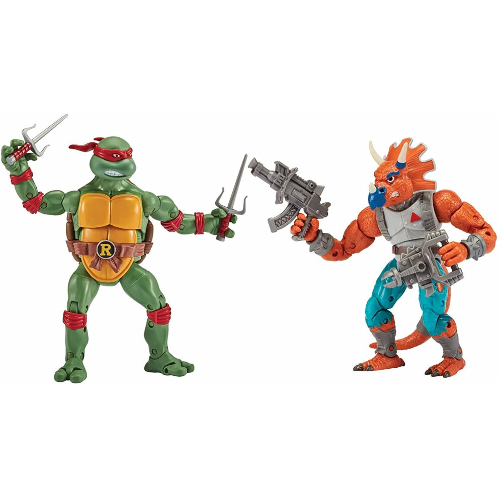 Teenage Mutant Ninja Turtles Raph vs. Triceraton 2 Pack