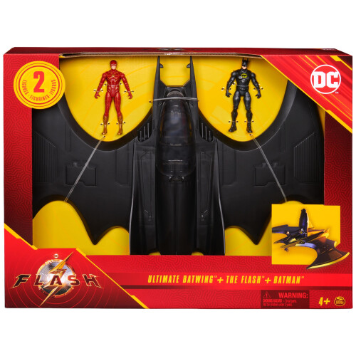 DC Comics DC Comics, Set Ultimate Batwing The Flash e Batman Action Figures, Giocattoli 4 pollici 1