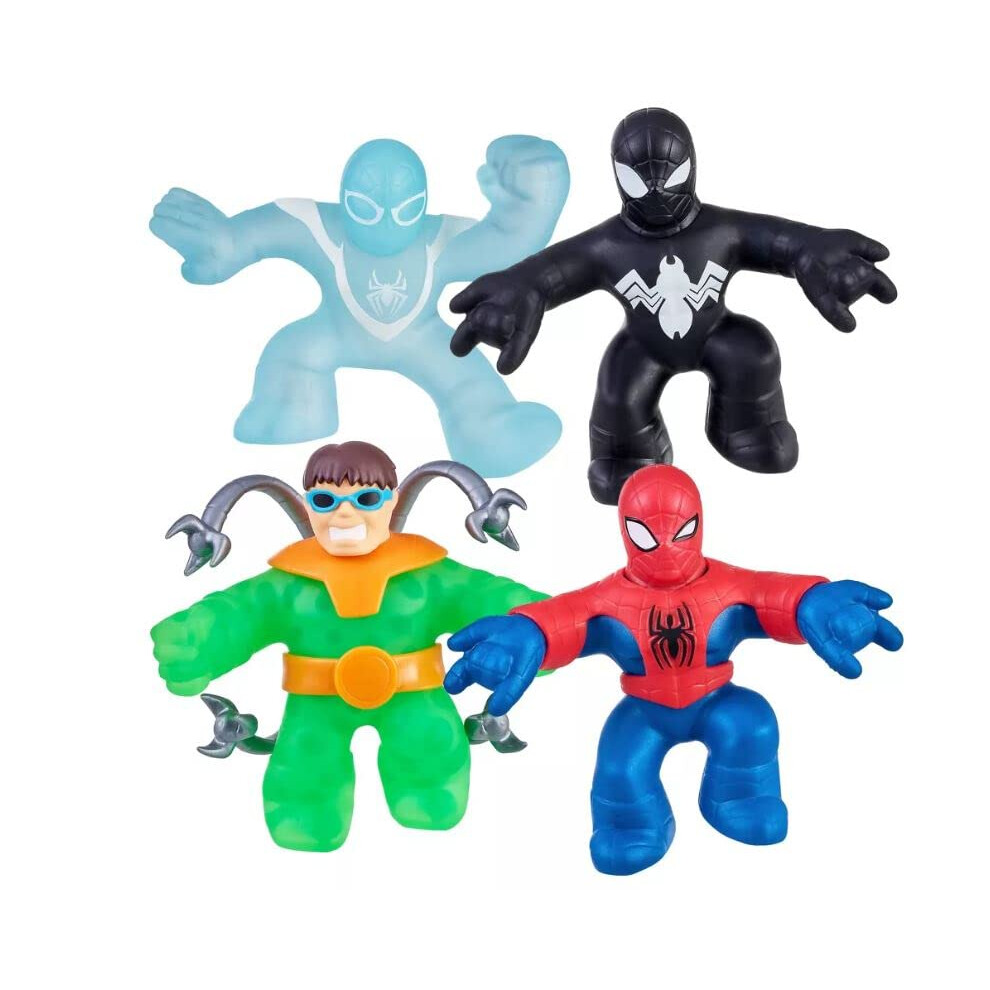 Heroes of Goo Jit Zu Marvel Spider-Verse Mega 4 Pack - Spider Man  Doc