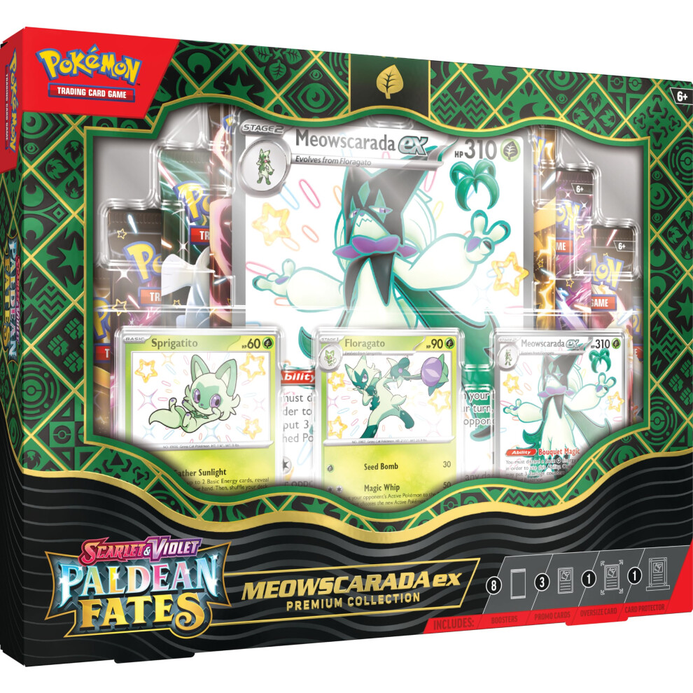 POKEMON TCG: Scarlet and Violet: PALDEAN Fates: POKEMON EX Premium Col