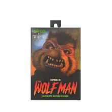 NECA Universal Monsters/Teenage Mutant Ninja Turtles Raphael As Wolfman 7 """" Scale Action Figur