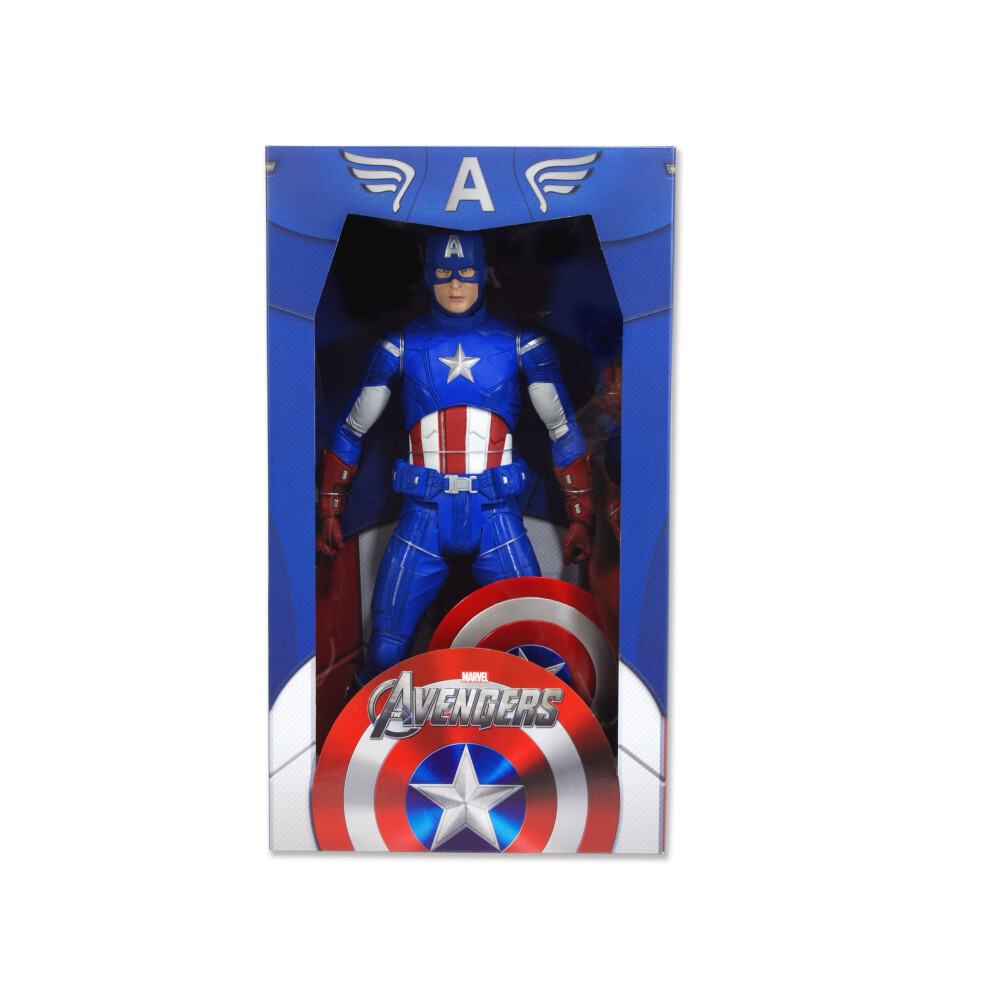 NECA Avengers Captain America 18"" Action Figure  Scale 1:4