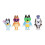 Ve  culo azul e 4 figuras escape convers  vel com quatro 2,5 polegadas 3