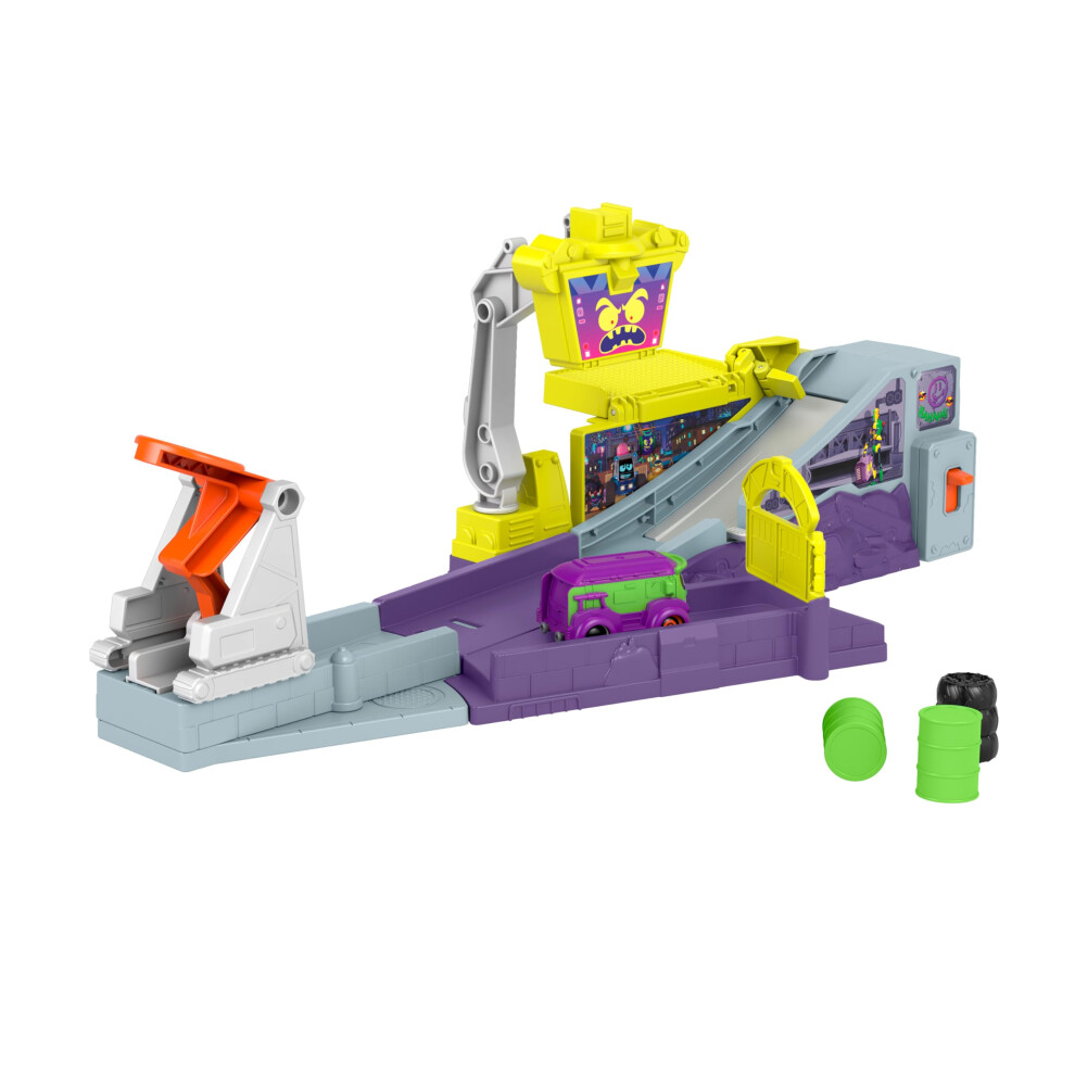 Fisher-Price Dc Batwheels Playset With Car Ramp And Launcher Legion O