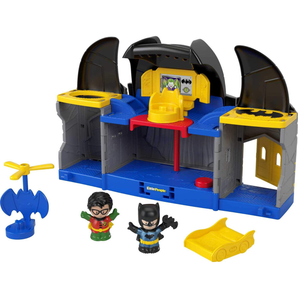 Fisher-Price Little People Dc Super Friends Batcave Toddler Playset wi