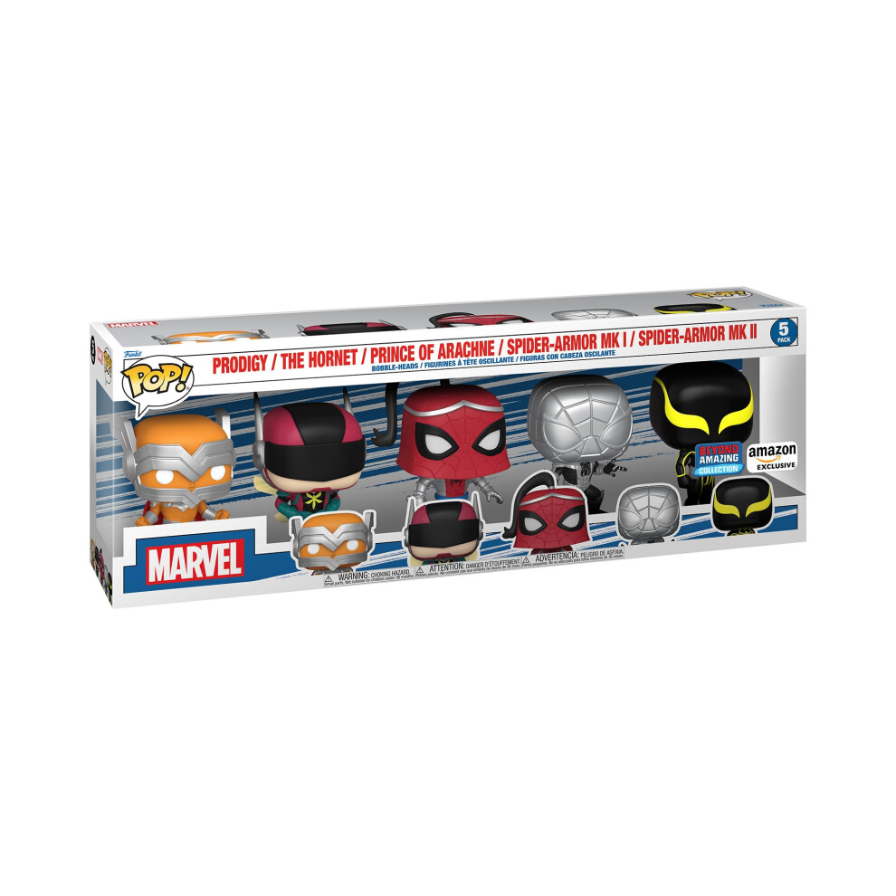 Funko Pop! Marvel: Spider-Man: Beyond Amazing 5 Pack  Amazon Exclusive