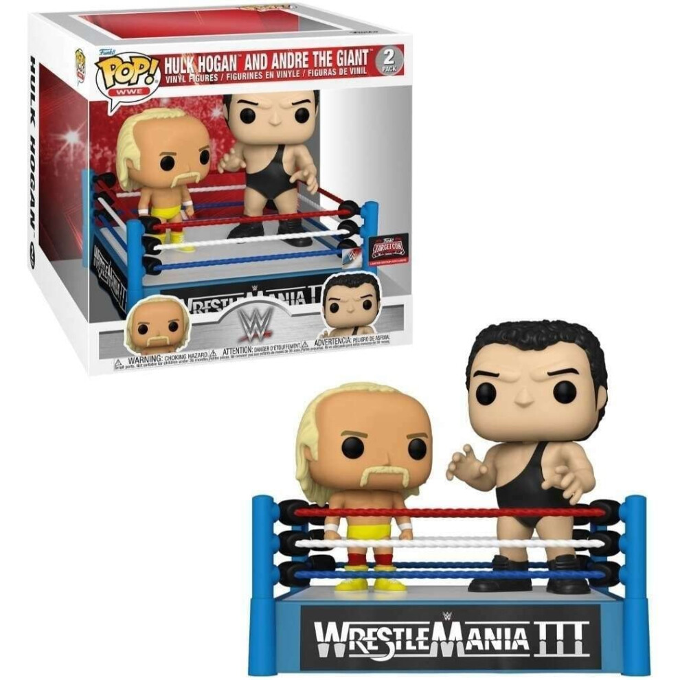 Pop! Hulk Hogan and Andre The Giant in The Ring 2 Pack Vinyl Figure