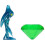 Sonic The Hedgehog Sonic The Hedgehog 4-tums Chaos Actionfigur med Master Emerald 3