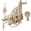 UGEARS Aero Clock 3D Ξύλινα Παζλ 300+ κομμάτια για Ενήλικες DIY Μηχανικό Ρολόι 1