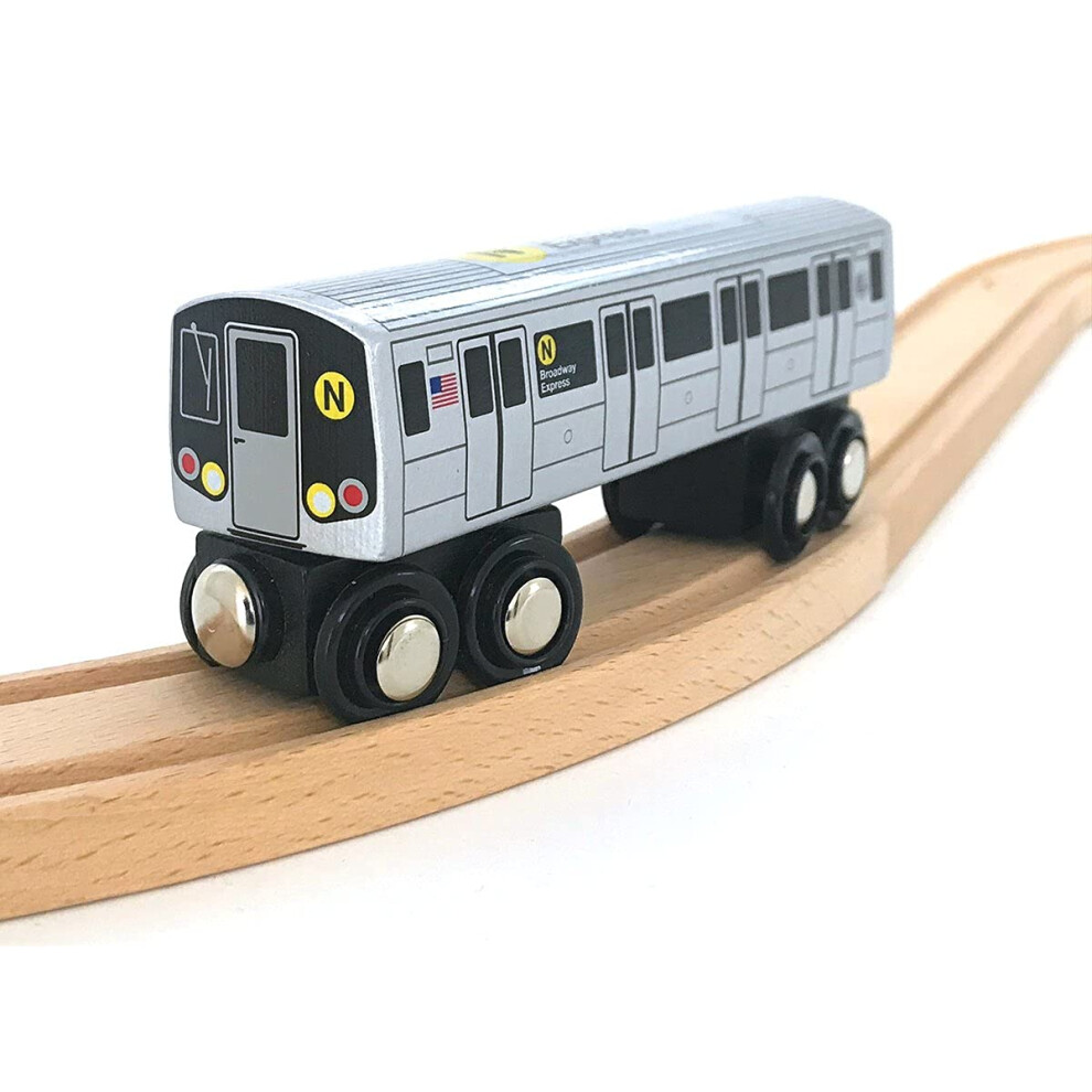 Munipals MP01-110N Wooden Subway Train New York City MTA NYC- N 7th Br