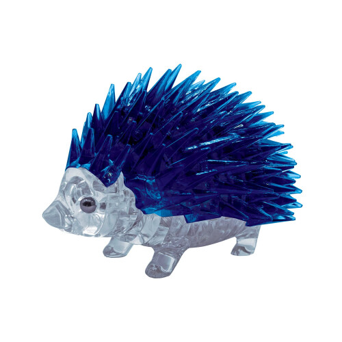 Puzzle 3D Crystal Hedgehog Blue 2