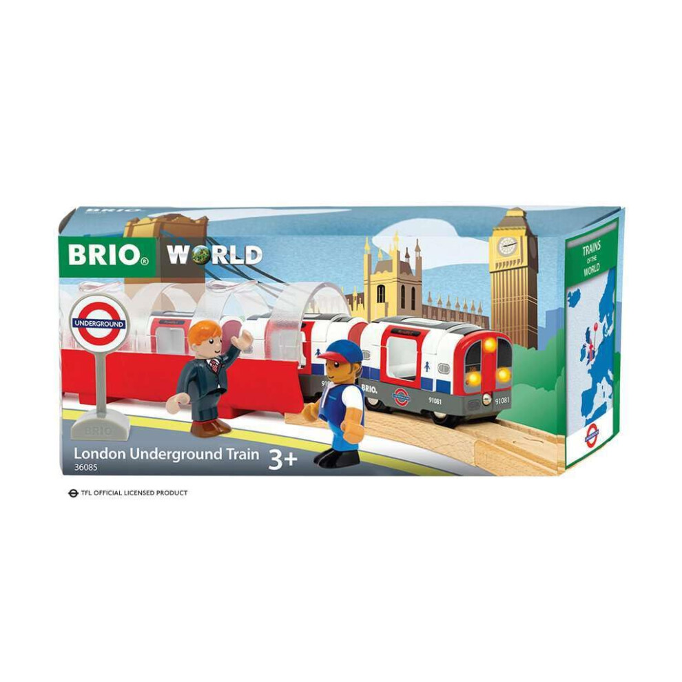 Brio World - 36085 Trains Of The World: London Underground Train | Tra - Jigsaw Puzzle