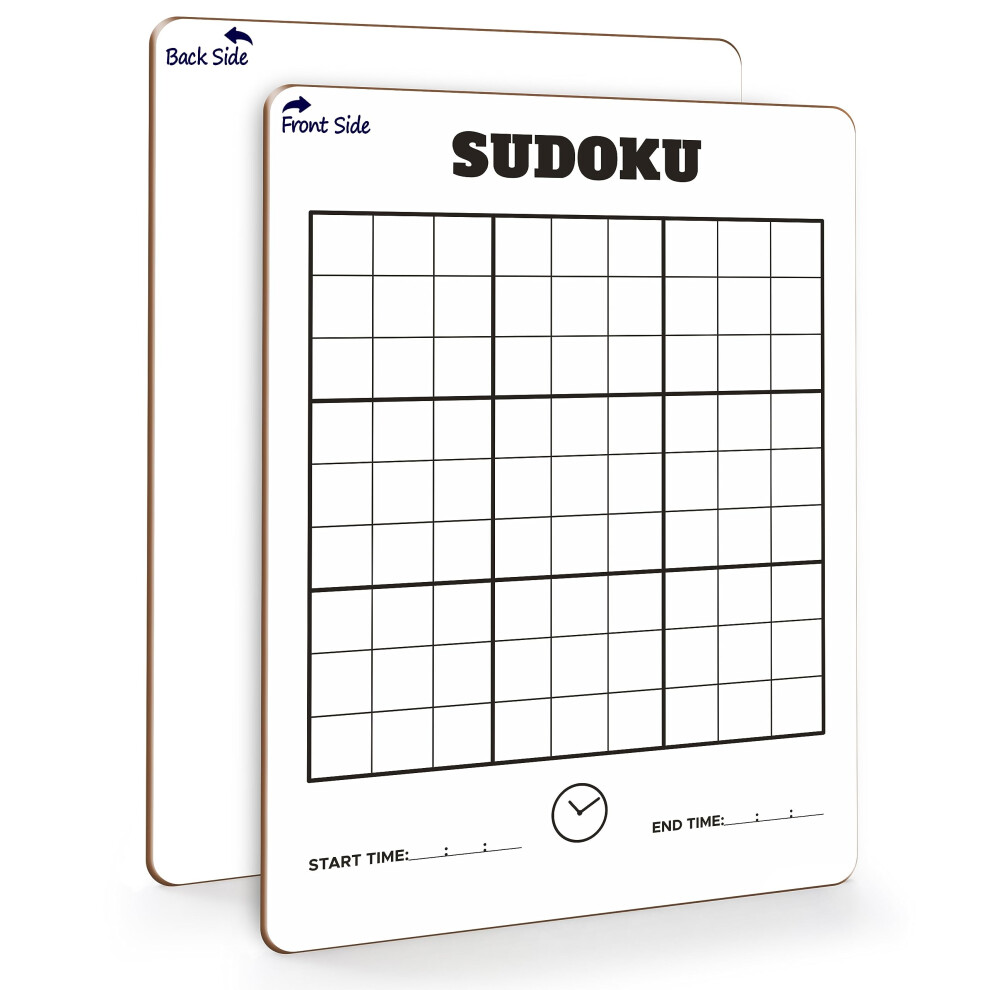 SCRIBBLEDO Dry Erase Sudoku for Kids Sudoku Puzzles for Adults All Age