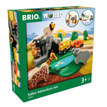 BRIO World 33960 - Safari Adventure Set - 26 Piece Wooden Toy Train Se - Jigsaw Puzzle