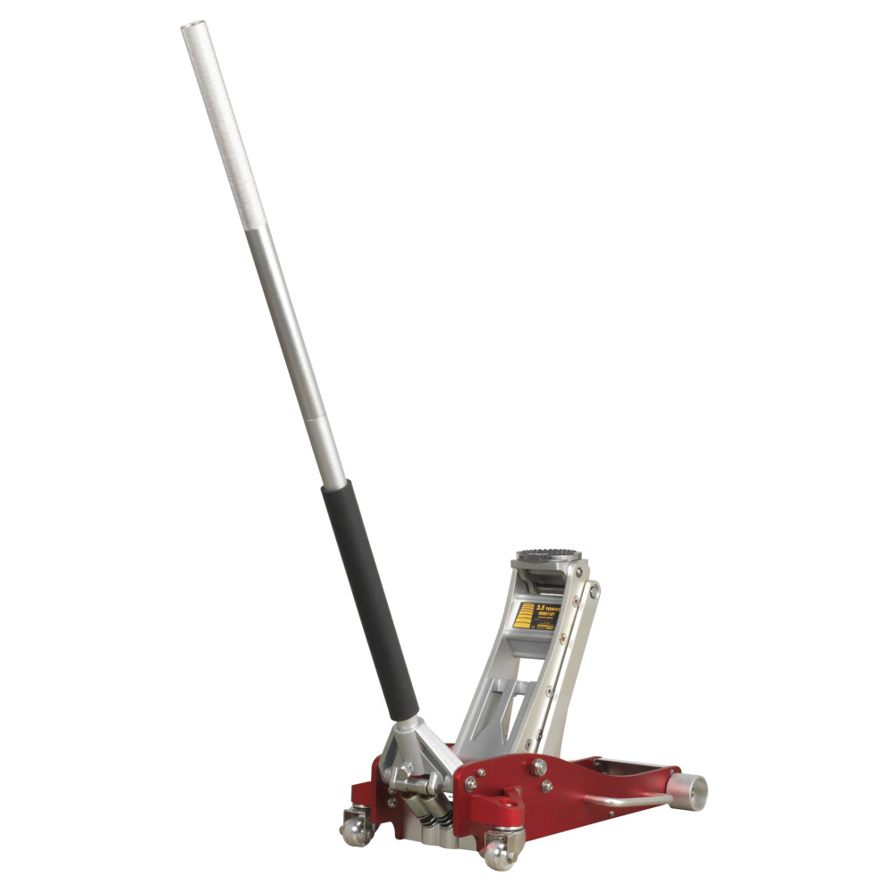 Sealey Premier Low Profile Aluminium Trolley Jack with Rocket Lift 2.5 Tonne RJA2500