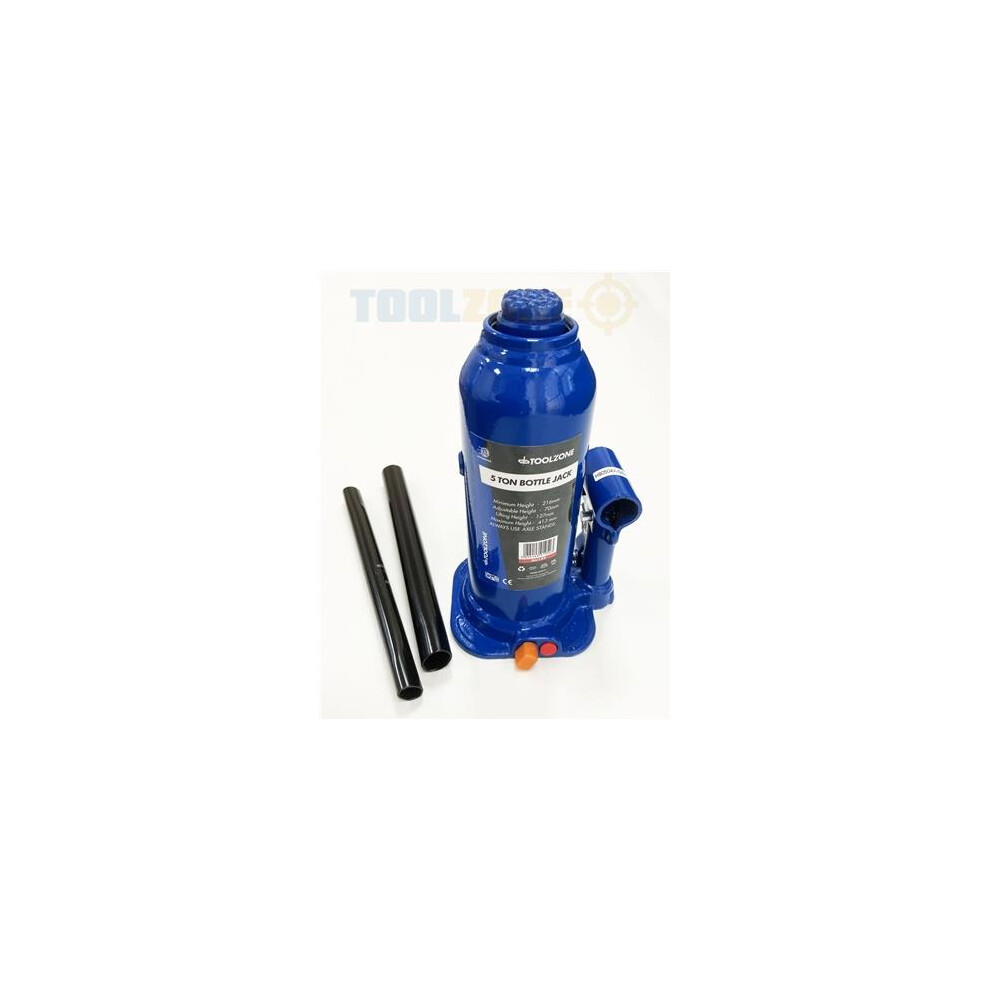 5T Bottle Jack 5 Ton Tonne Floor Hydraulic Lifting Car Van Trolley Jack Au149 7426846935147