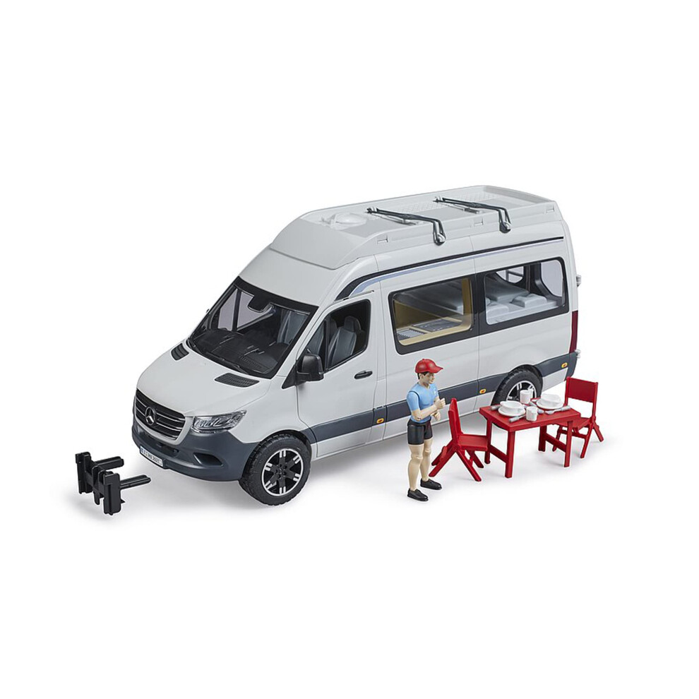 Bruder 02672 MB Sprinter Camper with Driver Figure  1:16 Scale