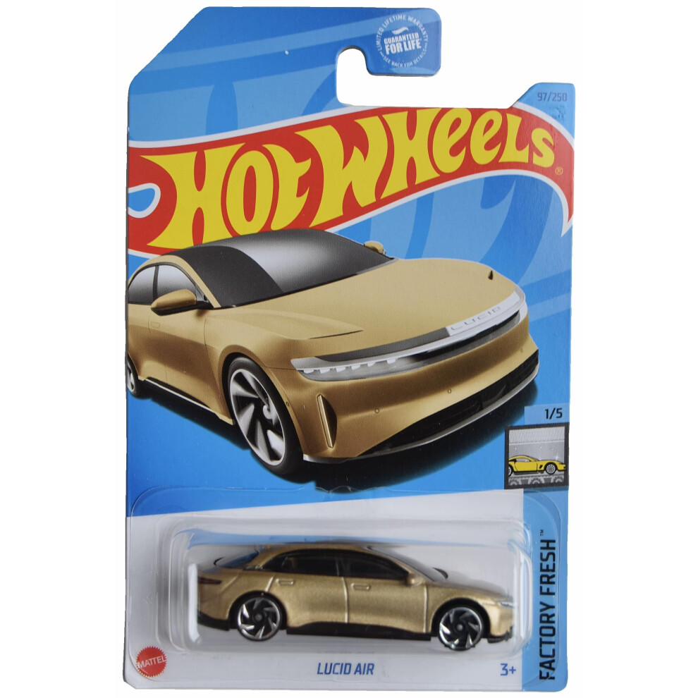 Hot Wheels Lucid Air  Factory Fresh 1/5 [Gold] 97/250