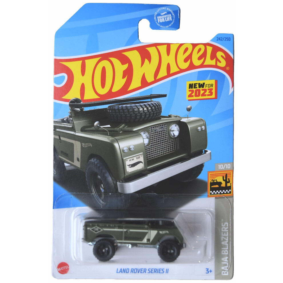 Hot Wheels Land Rover Series II  Baja Blazers 10/10 [Green] 242/250