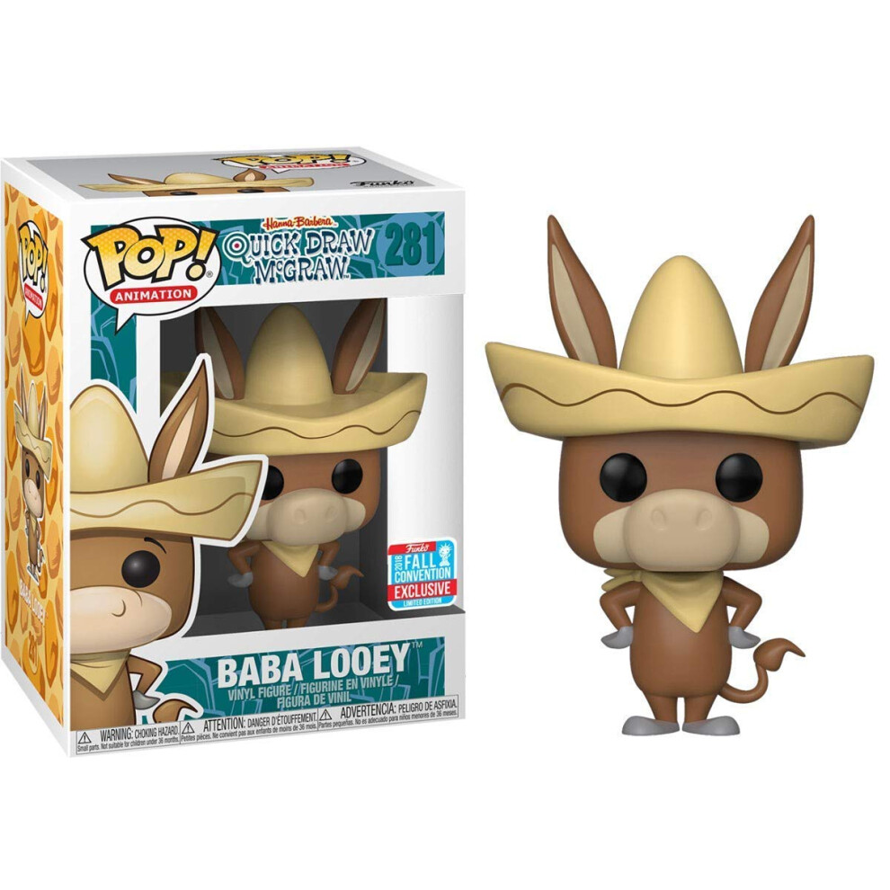 Hanna-Barbera Quick Draw McGraw Funko POP! Animation Baba Looey Exclus