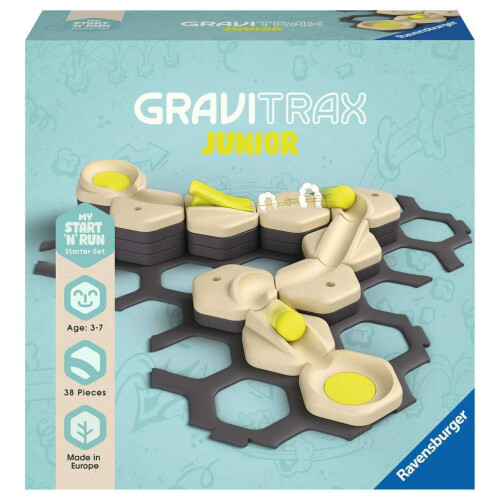 Ravensburger GraviTrax JUNIOR Set d'extension Start and Run - Circuits de billes - dès 3 ans - 27531 - Ravensburger