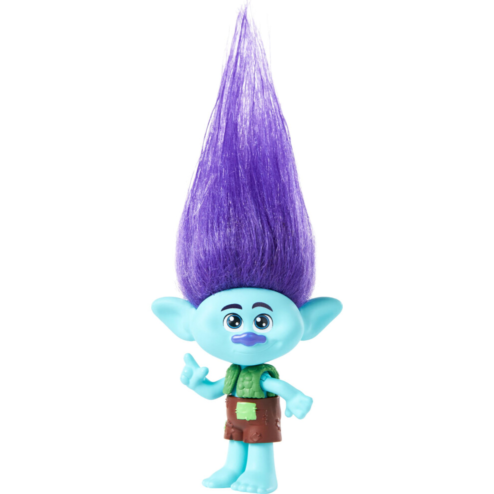 Mattel DreamWorks Trolls Band Together Branch Small Doll with Removabl