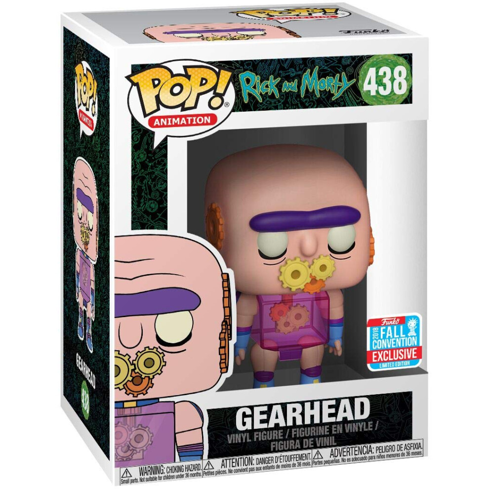 Funko Pop Gearhead Rick and Morty Animation Figure #438