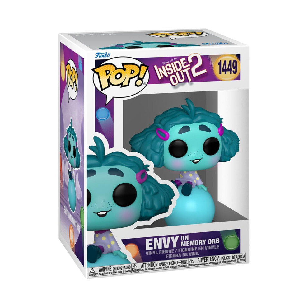 Photos - Action Figures / Transformers Funko Pop! Disney: Inside Out 2 - Envy on Memory Orb 75998