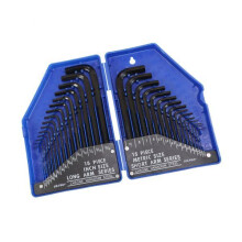 Us Pro 30pc Hex Key Set Metric Imperial AF Allen Hexagon Wrench Case 1631