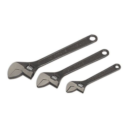 Sealey Sealey Premier Adjustable Wrench Set 3pc AK607