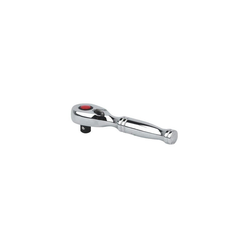 Sealey Premier Stubby Pear-Head Ratchet Wrench with Flip Reverse 1/4"Sq Drive AK660S