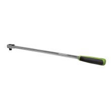 Sealey S01207 Siegen Extra-Long 1/2in Sq Drive Pear-Head Ratchet Wrench, 72-Tooth, Chrome Vanadium, Flip Reverse, 609mm