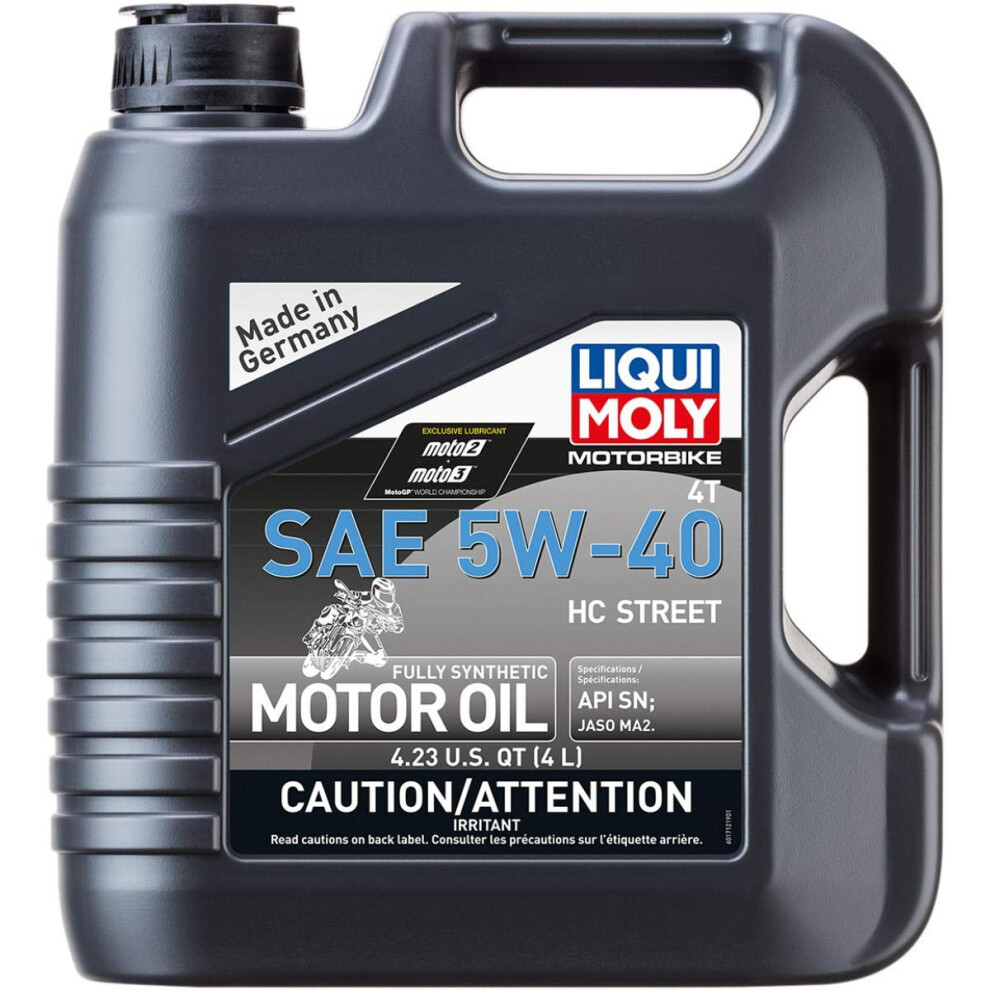 Liqui Moly 20414 4T HC Street Motor Oil - 5W-40-4L.