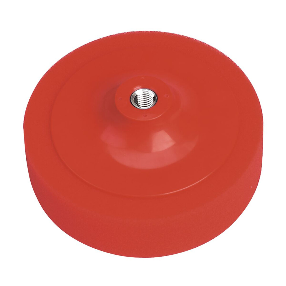 Sealey 150 x 50mm Buffing & Polishing Foam Head M14 x 2mm - Red/Ultra-Soft PTC/CH/M14-R