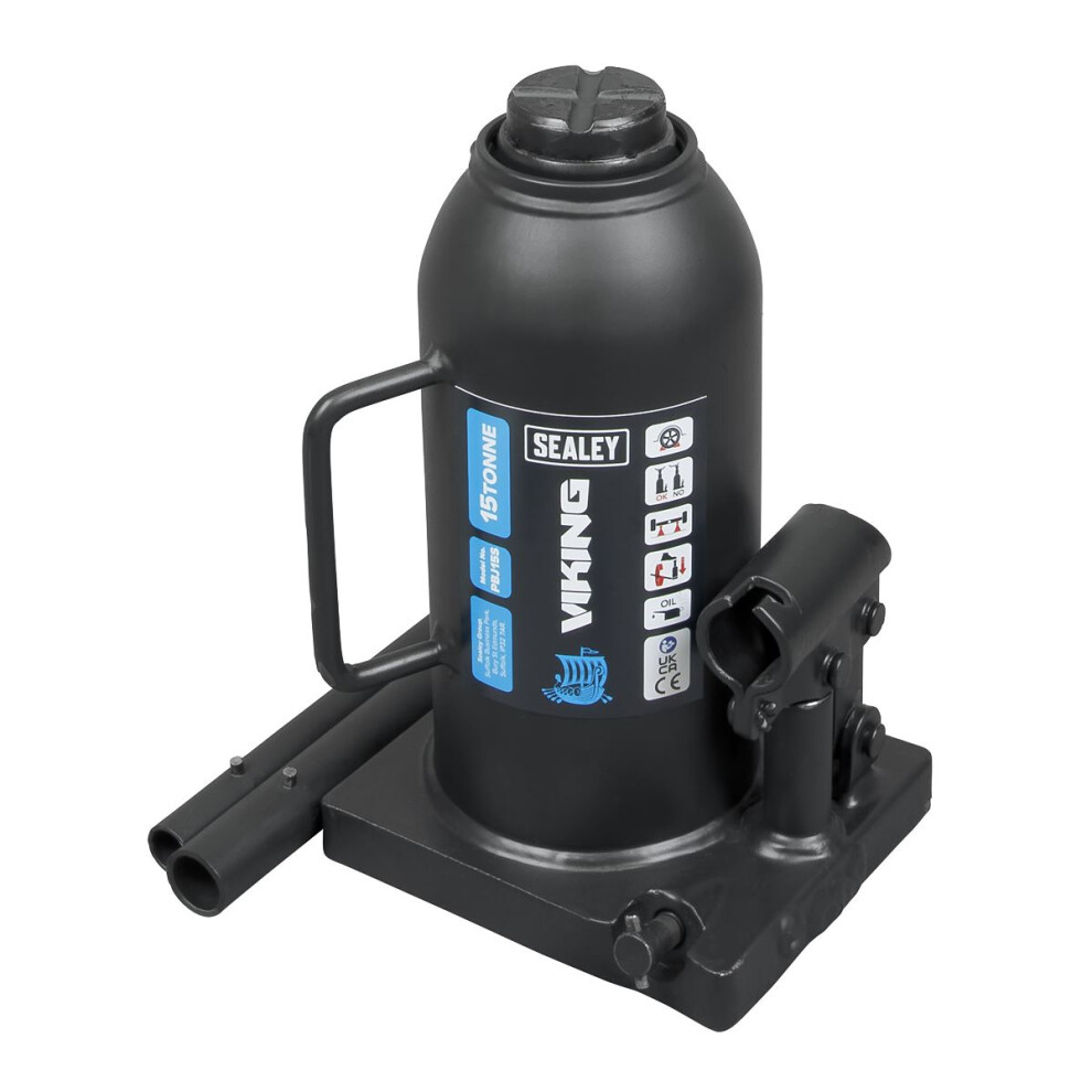 Sealey Viking Bottle Jack 15 Tonne Pbj15s 5054630192456