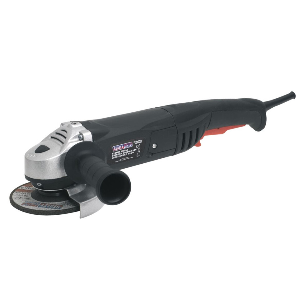 Sealey 125mm Angle Grinder with Schuko Plug 1000W/230V SG125EU