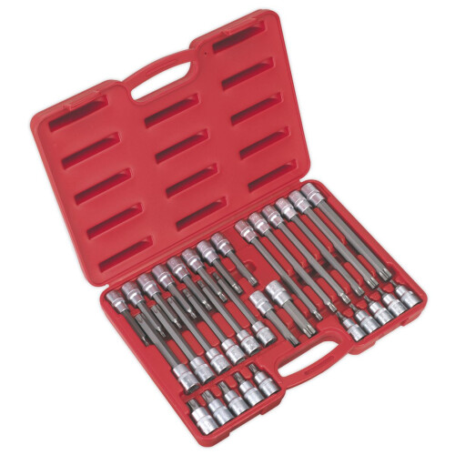 Sealey Sealey Premier TRX-Star* Socket Bit Set 1/2"Sq Drive 32pc AK2194 1