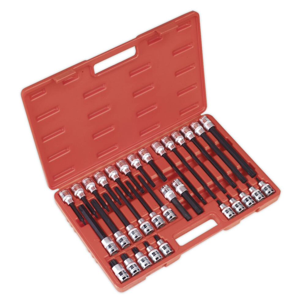 Sealey Premier TRX-Star* Socket Bit Set 1/2"Sq Drive 32pc AK2194