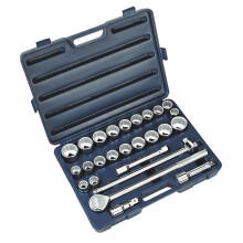 Sealey Premier Metric/Imperial Socket Set 3/4"Sq 12-Point 26pc AK2582