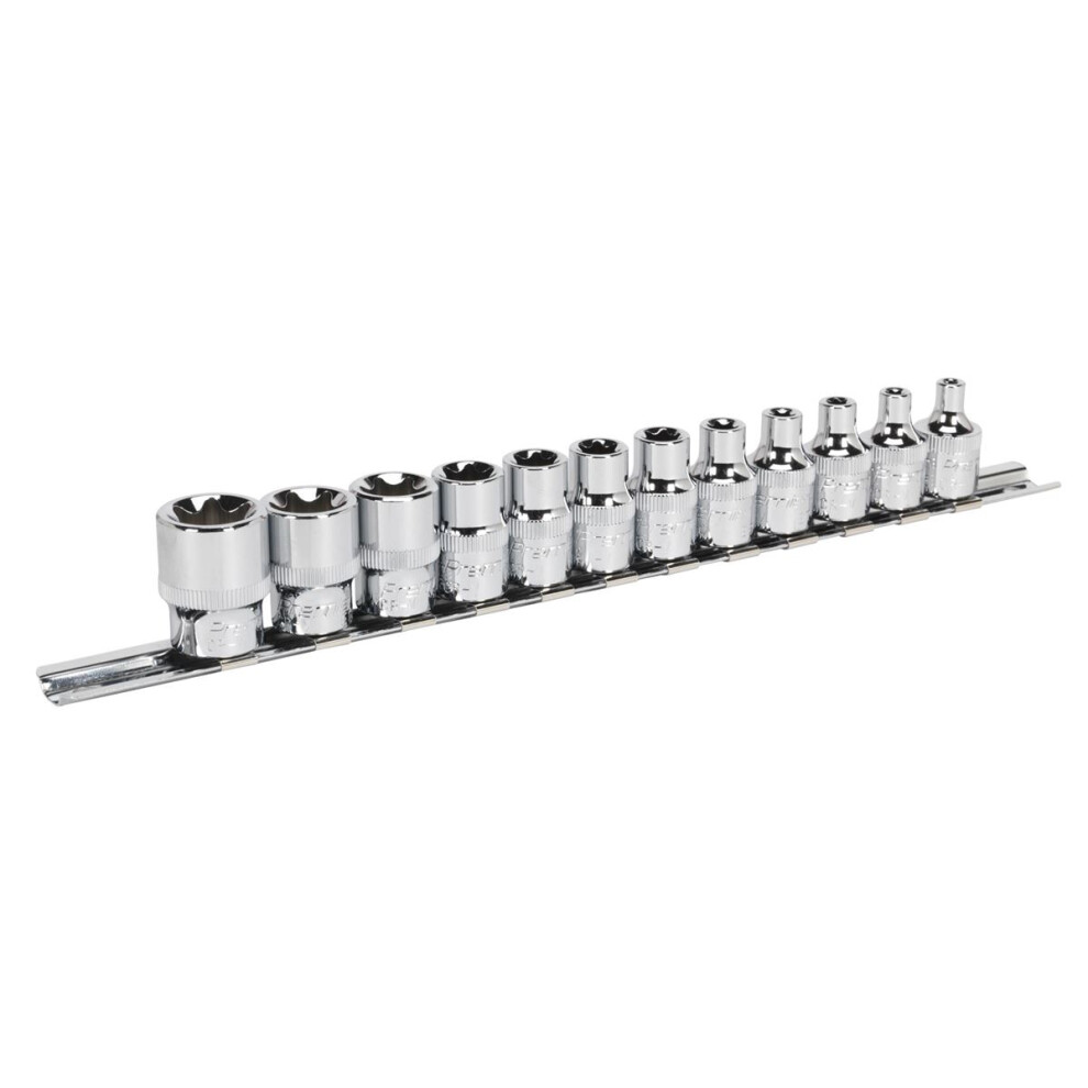 Sealey Premier TRX-Star* Socket Set 3/8"Sq Drive E4-E20 12pc AK61806