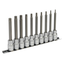 Sealey Premier TRX-Star* Socket Bit Set 3/8"Sq Drive 95mm 10pc AK6236