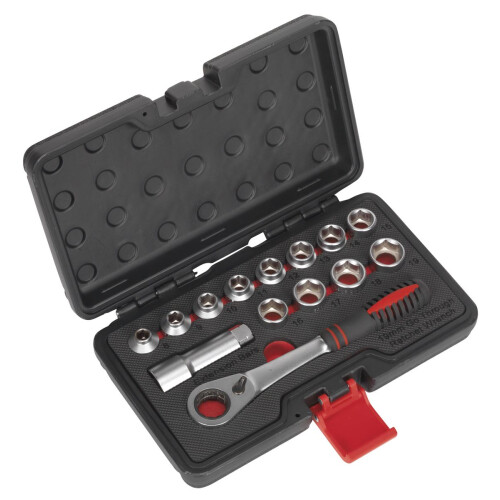 Sealey Sealey Premier Low Profile Go-Through Socket Set 14pc AK6926