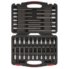 Sealey Premier Platinum TRX-Star* Socket Bit Set 3/8"Sq Drive 32pc AK89001