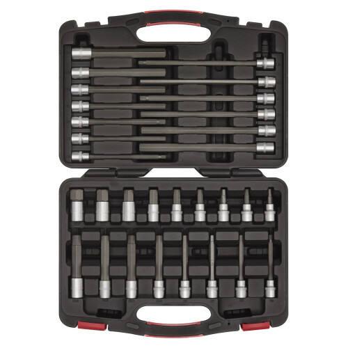 Sealey Sealey Premier Platinum Hex Socket Bit Set 3/8"Sq Drive 30pc AK89000 2
