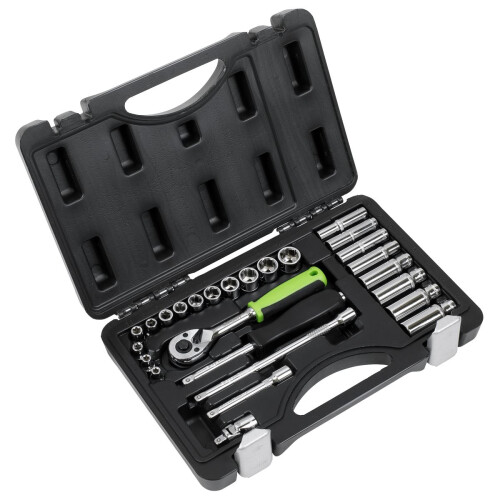 Sealey Sealey Siegen Socket Set 1/4"Sq Drive 26pc S01234