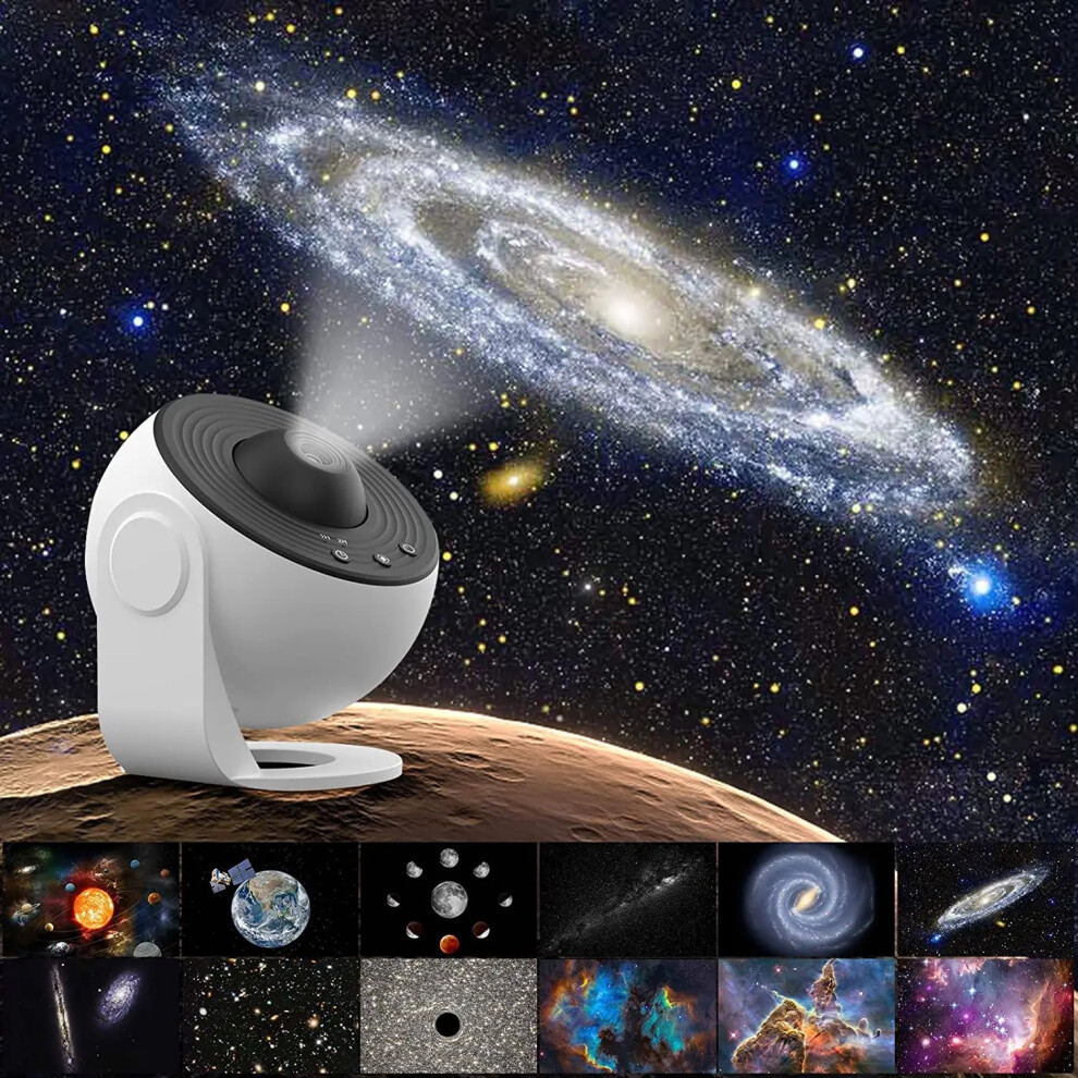 Led Night Galaxy Projector Starry Sky Projector 360 Rotate Planetarium Night Lamp For Room Decorative Children Kids Gift Light
