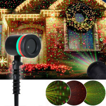 Rot-Grüner Laserprojektor – Außenbereich, Weihnachtsdeko, Gartenbeleuchtung, Rasenlampen, Partylampe, Disco-Kugel, DJ-LED Bühnen-Effektlicht